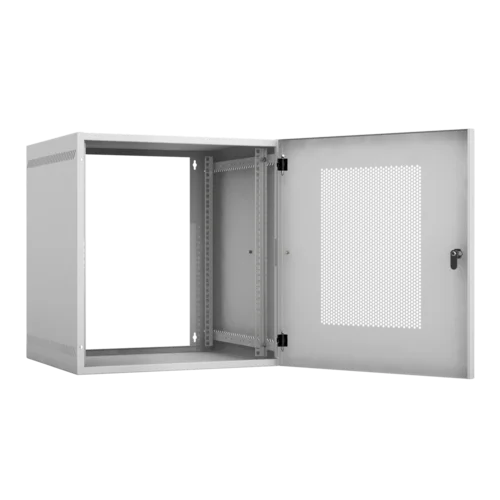 Настенный шкаф 19", 12U, перфорация, 540х500, серый Настенный шкаф 19", 12U, перфорация, 540х500, серый